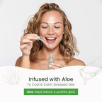 Cucumber & Aloe Face Serum - Dermatologist Tested, Hydrates & Moisturizes Dry Skin, Reduces Redness, Soothing, Anti-Aging, Cruelty Free Korean Skin Care For All Skin Types - 1.69 oz