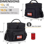 ATRIPACK Lunch Bag for Men, Double Deck Tactical Lunch Box Work - Image 4