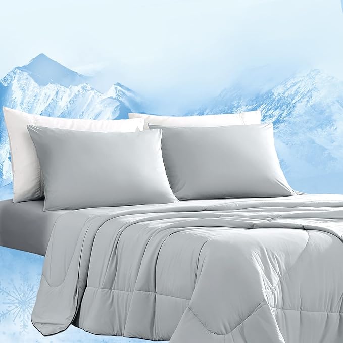 Dream Valley® Outlast® Deepsleep Cooling Comforter, Twin Size, NASA-Grade Space by DreamValley