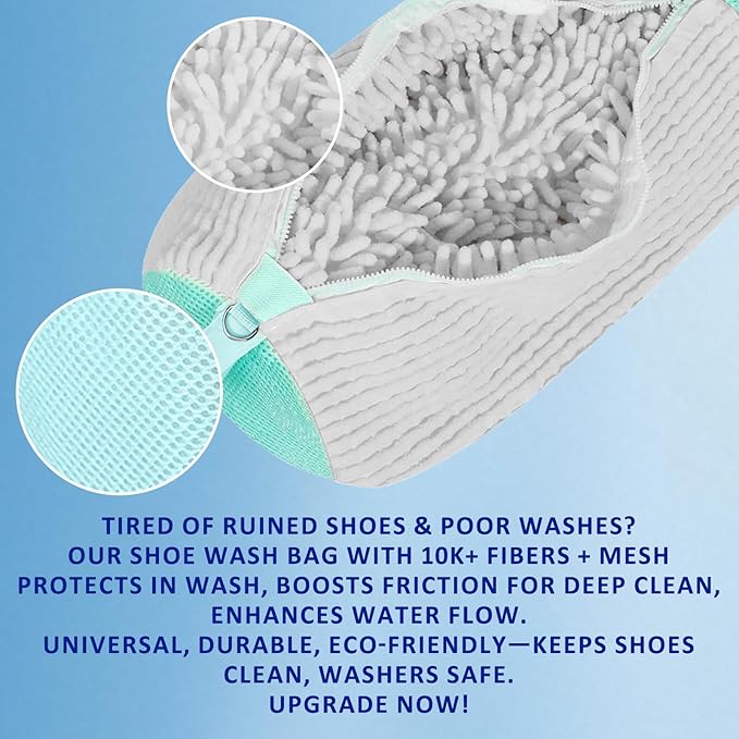 Shoe Washing Machine Bag Reusable Laundry Bag - Image 5