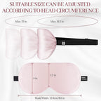 Silk Sleep Mask Eye Cover, 100% Mulberry Silk Women Men Eye Mask - Image 6