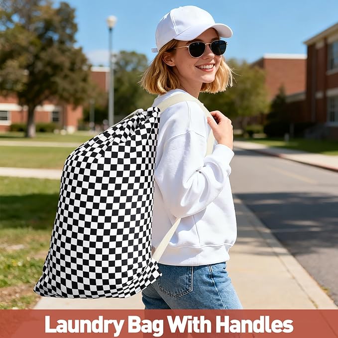Laundry Bag, Dirty Backpack Laundry Bag - Image 2