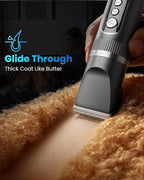 Dog Clippers for Grooming Thick Hair, 36V Electric Corded Dog Grooming Kit, 10ft 3-Speed Sheep Shears, Heavy Duty Pet Hair Trimmer with Storage Case for All Coats & Breeds