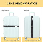 Vigorport Luggage Straps for Suitcases TSA Approved Suitcase Belt, Stretchable - Image 6
