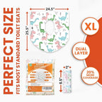 20 Extra Large Toilet Seat Covers Disposable - Image 5