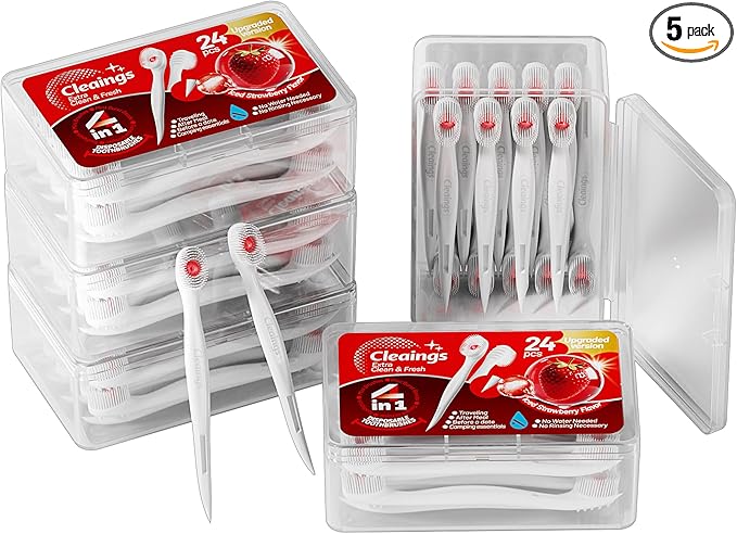 cleaings® Mini Disposable Toothbrush Set by Trycleaingsrefreshsmile