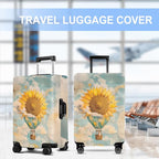 Sunflower Luggage Cover Washable Suitcase Protector Anti-Scratch, Stretchable - Image 5