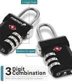 Fosmon TSA Approved Luggage Locks, Suitcase Travel Lock - Image 3