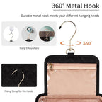 CUBETASTIC Hanging Travel Toiletry Bag, Portable Makeup Organizer - Image 3