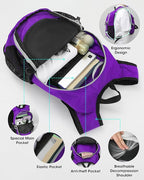 Small Hiking Backpack with Front Phone Holder, Packable Back Pack with Chest - Image 7