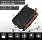 Lightweight Luggage with Spinner Wheels & YKK Zipper, 3-Piece Suitcase ABS+PC - Image 3