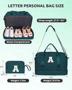 Womens Birthday Gift, Birthday Gift-Initial Travel Bag - Image 3