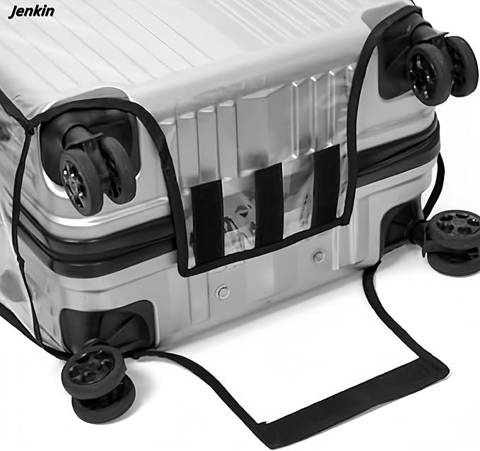 JenKin Luggage Protector Suitcase Cover PVC Waterproof Travel Suitcase Fits - Image 8