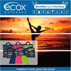 Outdoors Microfiber Towel Fast Drying Soft Feel Fast Action Drying - Image 7