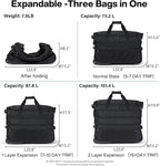 Hanke Large Expandable checked Luggage Suitcases - Image 2