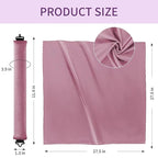 Heatless Curls Overnight Hair Curlers - 4 Pcs No-Heat Curling Rod to Sleep In,Velvet Hair Rollers with Satin Wrap