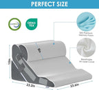 3PCS Bed Wedge Pillow for Headboard, Adjustable Wedge Pillow for Sleep Apnea - Image 5