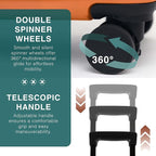 28 Inch Luggage with Spinner Wheels, Hard Shell Suitcase with TSA Locks - Image 4