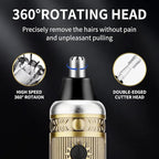 Karrte Men’s Grooming Kit Professional Hair Clippers and Shaver for Men,Electric Razor and Nose Trimmer Set,Beard Trimmer with 3 Foil Head,Gifts for Men