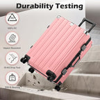 Krute Aluminum Frame Carry On Luggage 20 Inch Zipperless Luggages USB Charger - Image 6