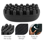 Rubber Curling Hair Brush: Twist King Sponge for Afro Hair, Washable Curl Sponge Styling Tool Durable Curling Comb For Men Women Boy Girl Long Short Hair Black (Small Tooth)