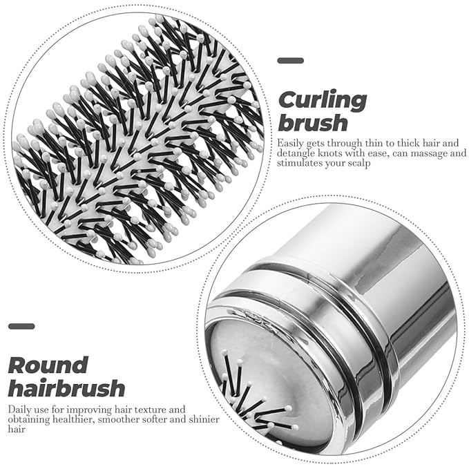 Luxshiny Portable Curly Hair Comb - Retractable Hair Brush for Travel & Hairdressing Mini Brush for Women Stylish Design Perfect for Straightening & Curling
