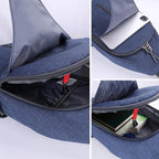 WATERFLY Crossbody Sling Backpack Sling Bag Travel Hiking Chest Bag Daypack - Image 4