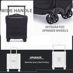 Verage Carry On Luggage with Wheels, 15 Inch Underseat Spinner Luggage Pro - Image 4