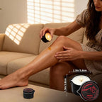 TRINIDa Low Temperature Massage Oil Candle 2.35oz - Soy Wax & Coconut Oil Blend, Moisturizes Skin,Stress Relief, Couples Massage & Home SPA, Romantic Gift Massage Scented Candle (Cream Cherry Scent)