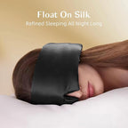 Silk Sleep Mask for Women and Men, Side Sleeper, 22 Momme Pure Mulberry Silk - Image 4