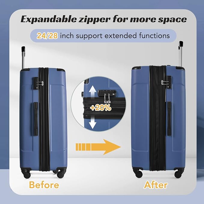 Merax Luggage Sets of 2 Suitcases - Image 4