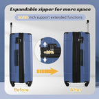Merax 28 Inch Checked-Large Luggage - Image 4