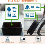XEWEA 2PCS Large TSA Approved Clear Travel Toiletry Bags - Image 5