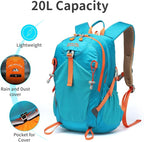 Small Hiking Backpack, 20L Lightweight Travel Backpacks - Image 3
