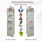 Large-Sized Hanging Shoe Organizer 10-Shelf, Sturdy Hanging Closet Organizer - Image 6