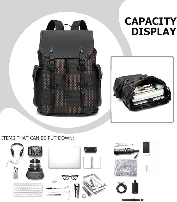 KingTo Laptop Backpack for Men Luxury Anti-Theft Travel Backpack Casual - Image 4