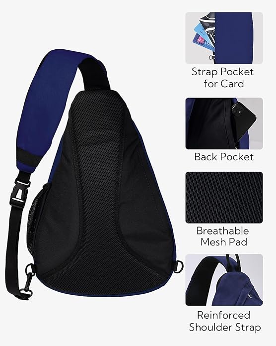 WATERFLY Large Crossbody Sling Bag: Over Shoulder Backpack Daypack Casual Cross - Image 5