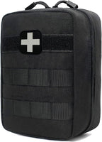First Aid Kit EMT Medical IFAK Pouch, Molle Tactical Med Emergency Trauma Bag by GHFY