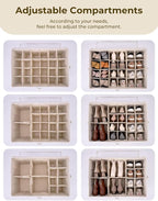StorageWorks Shoe Organizer for Closet, Fits up to 24 Pairs, Shoe Cubby Storage - Image 4