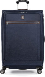 Travelpro Platinum Elite Softside Expandable Checked Luggage, 8 Wheel Spinner by Travelpro