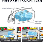 Freezable Lunch Bag, Freezable Snack Bag, Mini Cooler Bag - Image 2