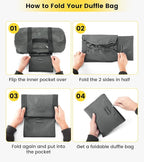 Vorspack Duffel Bag 20-24-28 Inches Foldable Gym Bag - Image 6