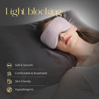 ZIMASILK 100% 22 Momme Pure Mulberry Silk Sleep Mask, Filled - Image 3