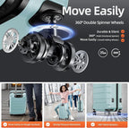 SHOWKOO Luggage Sets Expandable PC+ABS Durable Suitcase Double Wheels TSA Lock - Image 3