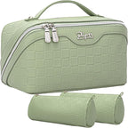 Travel Makeup Bag Organizer Cosmetic Bag: 3 Pcs Set Make up Bags by BOYATU