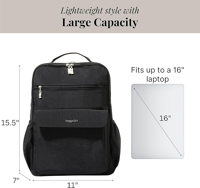 Baggallini Everyday Laptop Backpack - Image 4