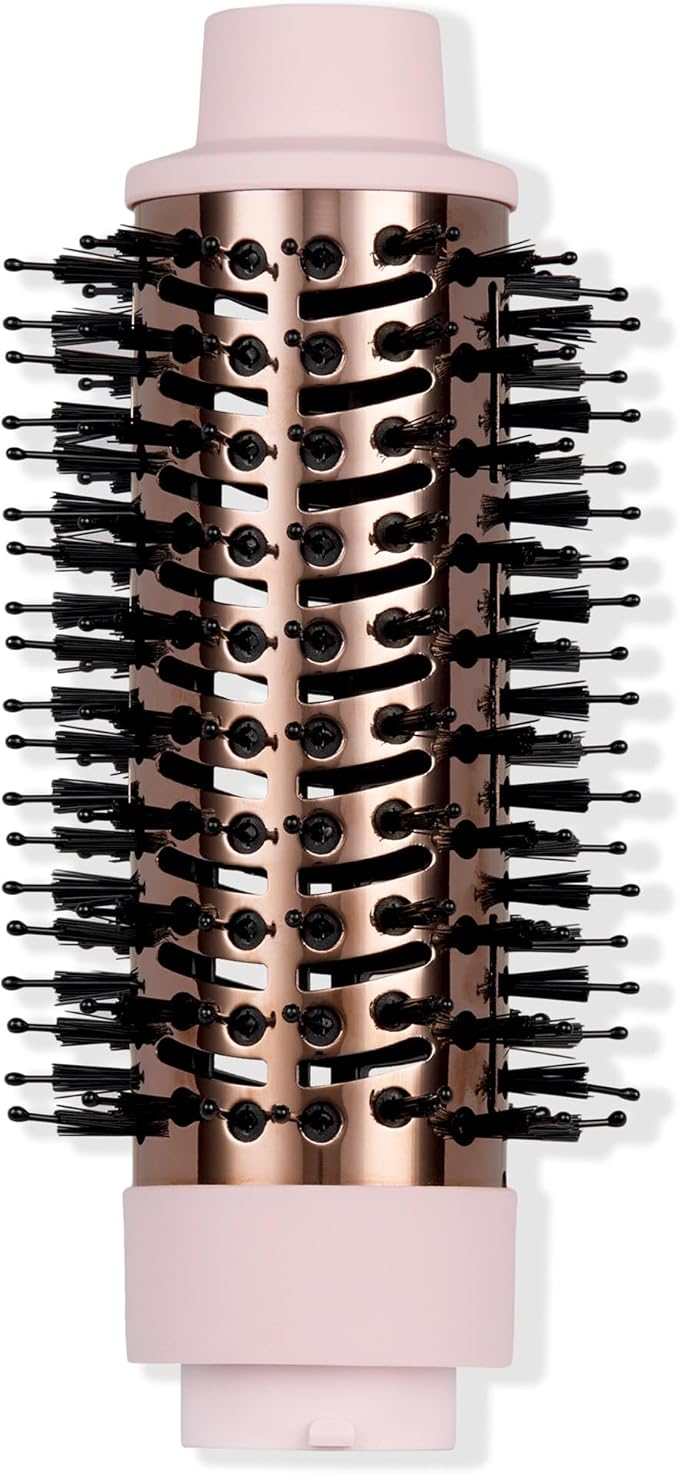 L'ANGE HAIR Multi-Volume Dryer Brush Attachment | Titanium Blow Dryer Brush Barrel for Volumizing & Styling | Tool Sold Separately | Attachment - Blush - Round 43mm