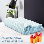 Anvo Memory Foam Pillow, Neck Contour Cervical Orthopedic Bed Pillow - Image 7