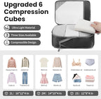 8 Set/6 Set/4 Set Compression Packing Cubes - Image 2