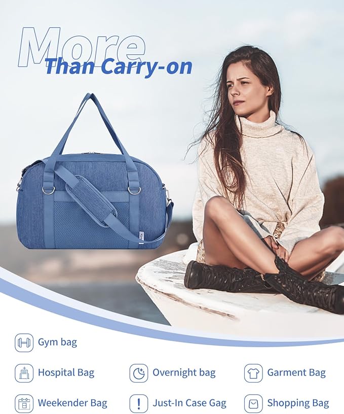 Narwey For Spirit Airlines Personal Item Bag 18x14x8, Small Duffle Bag for - Image 5
